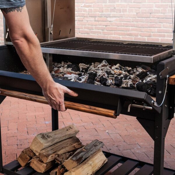 Premium Argentine/Santa Maria BBQ Grill with Wood Fire and Charcoal Grill Discounted - Image 12